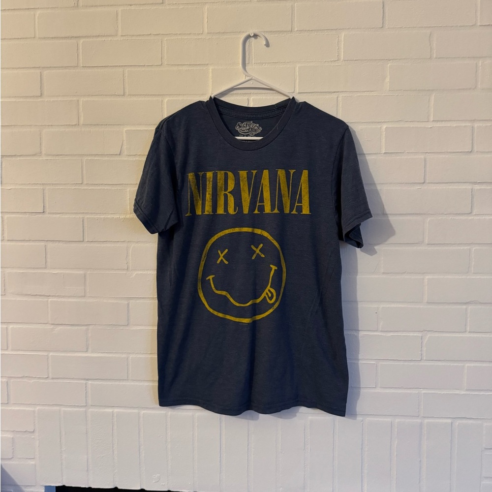 Nirvana Men’s Blue Tee